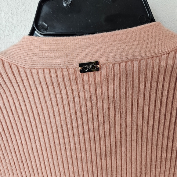 For Love And Lemons Nina Cardigan Peach Pink Size M - Picture 4 of 7